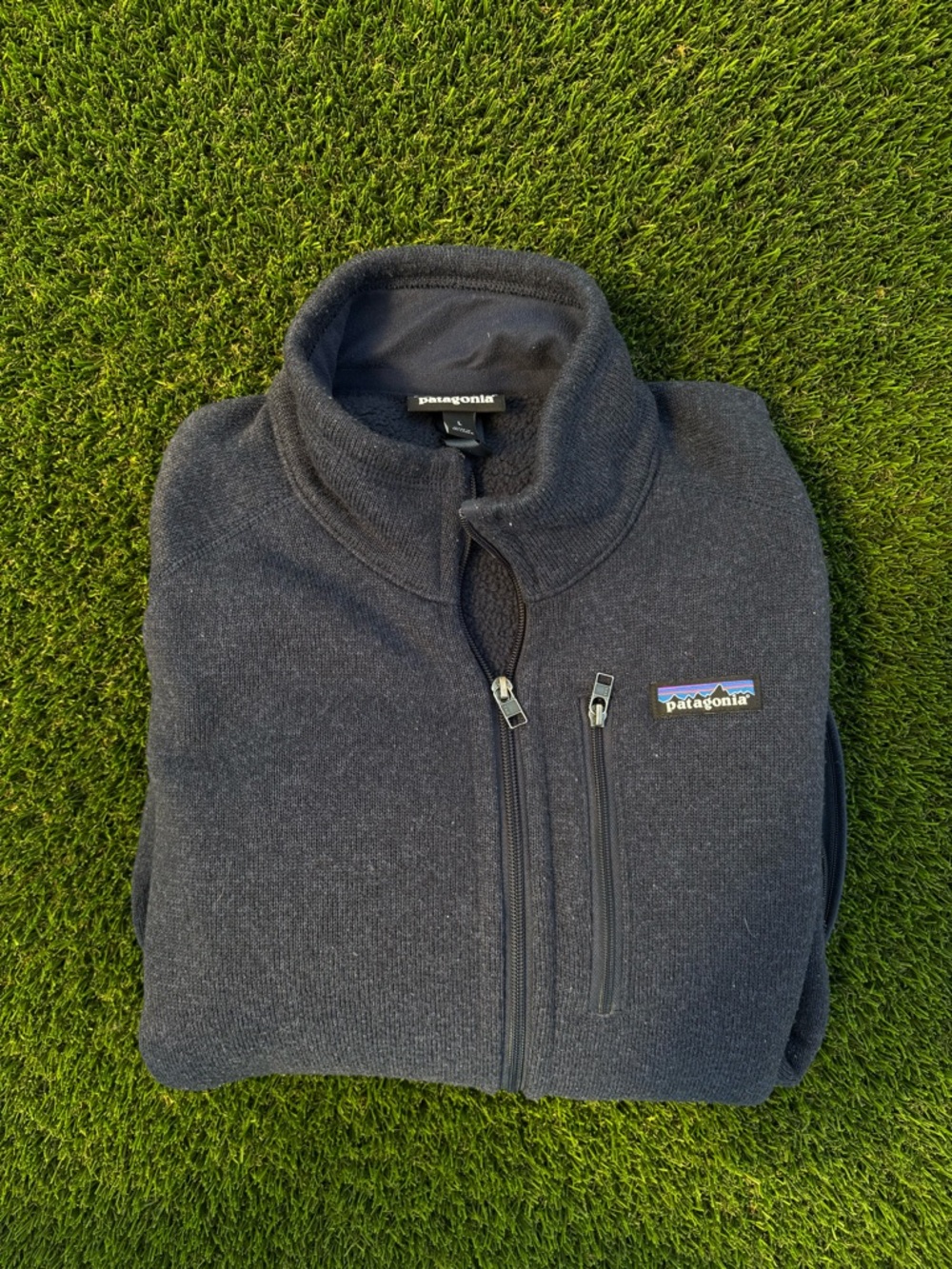 Patagonia Men's Dark Navy Full-Zip Fleece Jacket